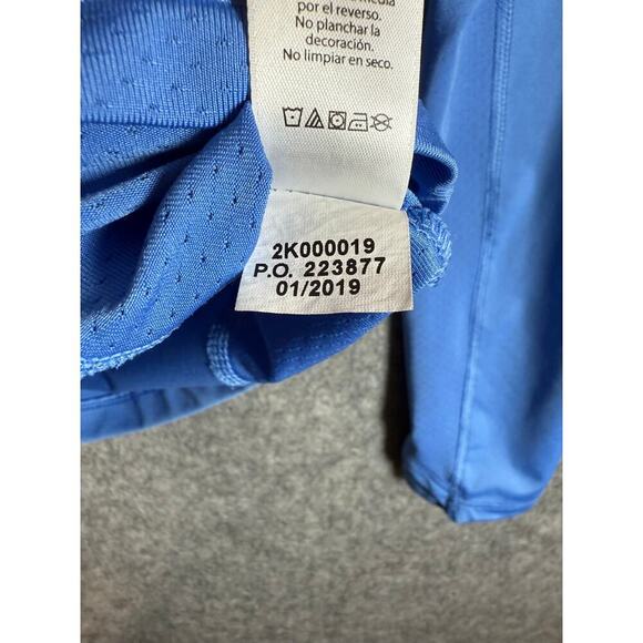 Vineyard Vine Performance Blue 1/4 Zip Pullover Sweater Golf Stretch - Small - Picture 7 of 9